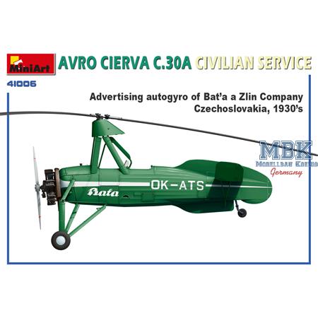 Avro Cierva C.30A Civilian Service