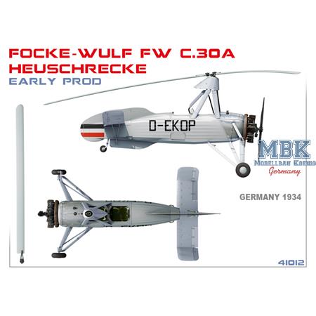 Focke-Wulf Fw C.30A Heuschrecke. Early Production