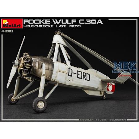 Focke-Wulf Fw C.30A Heuschrecke. Late Production