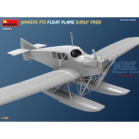 Junkers F13 Float Plane. Early Prod.