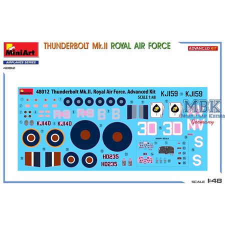 Thunderbolt Mk.II. Royal Air Force - Advanced Kit