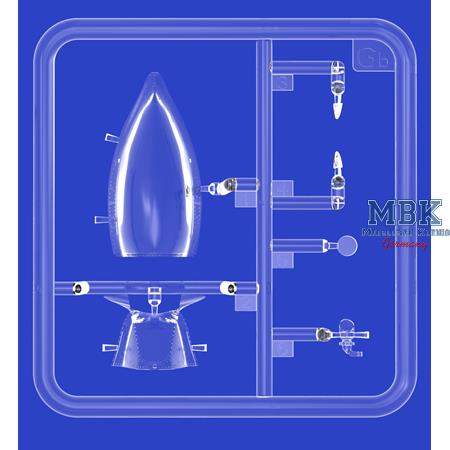 Thunderbolt P-47D Bubbletop  w/Base & Accessories