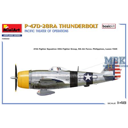 P-47D-28RA Thunderbolt Pacific Theater - Basic Kit