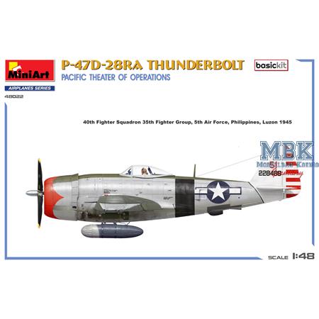 P-47D-28RA Thunderbolt Pacific Theater - Basic Kit