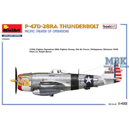 P-47D-28RA Thunderbolt Pacific Theater - Basic Kit