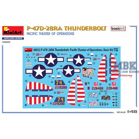 P-47D-28RA Thunderbolt Pacific Theater - Basic Kit