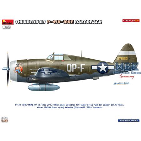 P-47D-10RE Thunderbolt Razorback - Advanced Kit