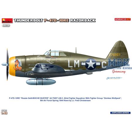 P-47D-10RE Thunderbolt Razorback - Advanced Kit