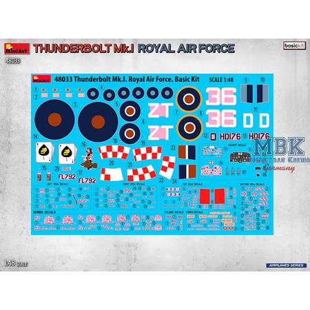 Thunderbolt Mk.I Royal Air Force - Basic Kit