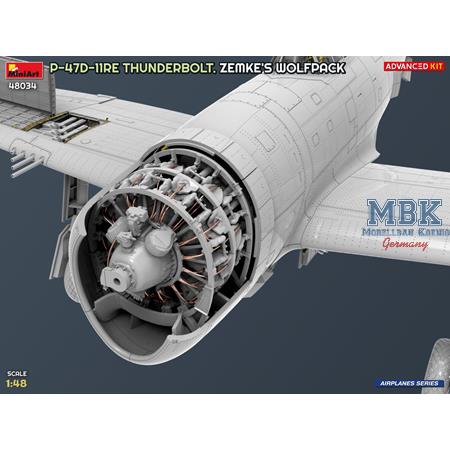P-47D-11RE Thunderbolt Zemke's Wolfpack-Advanc.Kit