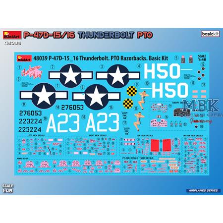 Republic P-47D-15/16 Thunderbolt PTO - Basic Kit