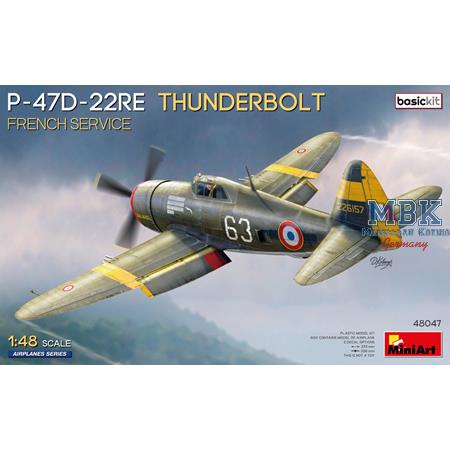 P-47D-22RE Thunderbolt. French Service - Basic Kit