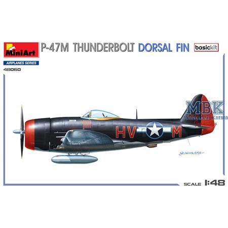 P-47M Thunderbolt. Dorsal Fin - Basic Kit