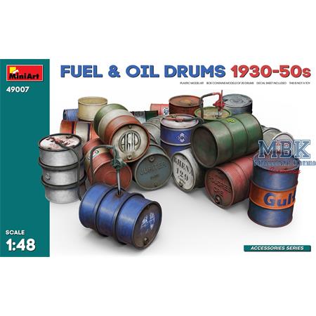 Fuel & Oil Drums 1930-50s
