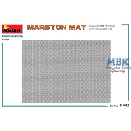 Marston Mat Landing Strip w/Barrels