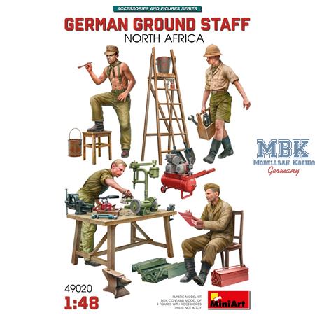 German Ground Staff w/Accessories. North Africa