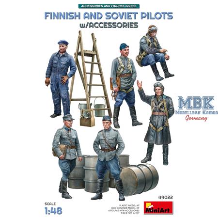 Finnish and Soviet Pilots w/accessories