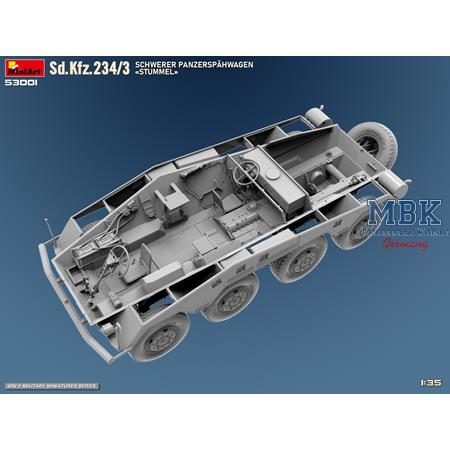 Sd.Kfz. 234/3 Schwerer Panzerspähwagen Stummel