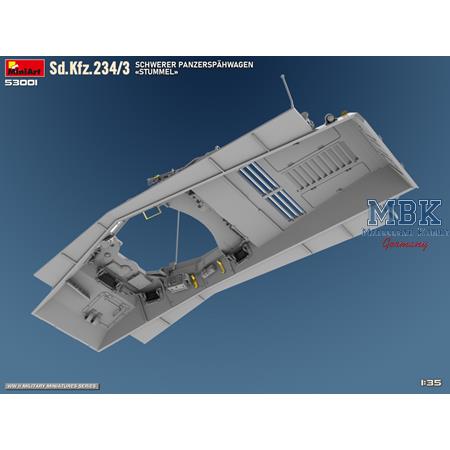 Sd.Kfz. 234/3 Schwerer Panzerspähwagen Stummel
