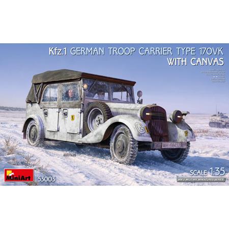 Kfz.1 German Troop Carrier Type 170VK w/canvas