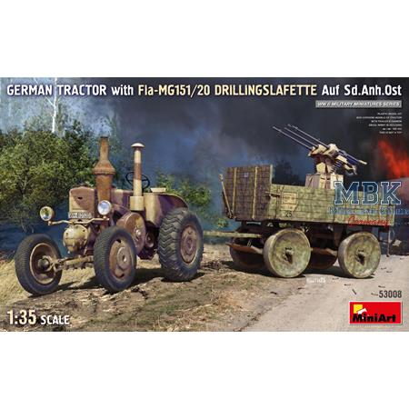 German Tractor w.Fla-MG151/20 Drilling, Sd.Anh.OST
