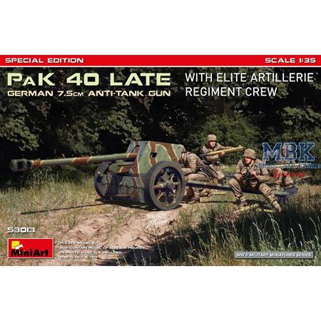 German 7,5 cm PaK 40 late w./crew SPECIAL EDITION