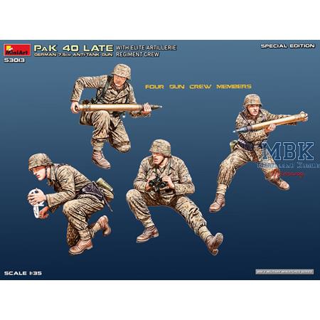 German 7,5 cm PaK 40 late w./crew SPECIAL EDITION