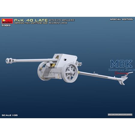 German 7,5 cm PaK 40 late w./crew SPECIAL EDITION