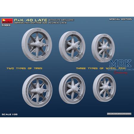 German 7,5 cm PaK 40 late w./crew SPECIAL EDITION