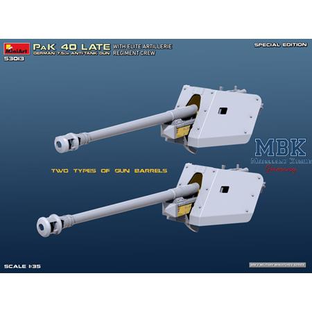 German 7,5 cm PaK 40 late w./crew SPECIAL EDITION