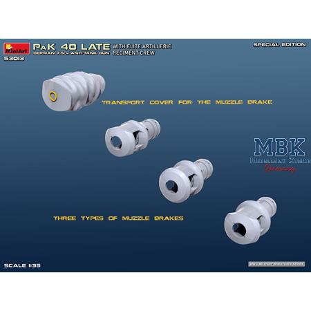 German 7,5 cm PaK 40 late w./crew SPECIAL EDITION