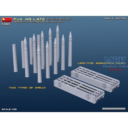 German 7,5 cm PaK 40 late w./crew SPECIAL EDITION