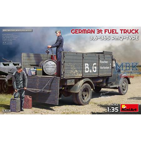 German 3t Fuel Truck 3,6-36S PmQ-Type