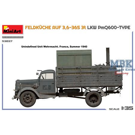 Feldküche auf 3,6-36S 3t Lkw PmQ600-Type