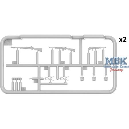 U.S. Infantry Tank Riders. Winter 1944-45