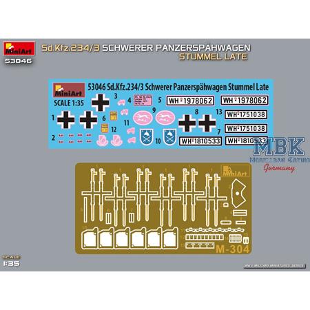Sd.Kfz.234/3 Schwerer Panzerspähwagen Stummel La