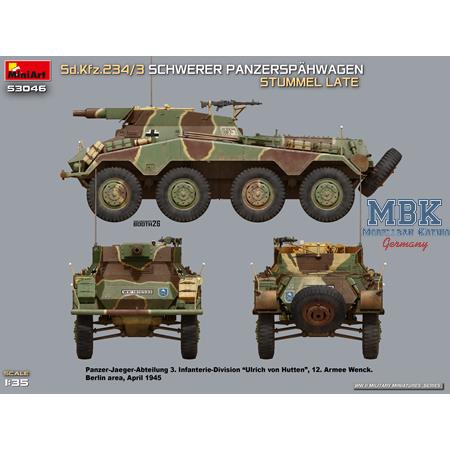 Sd.Kfz.234/3 Schwerer Panzerspähwagen Stummel La