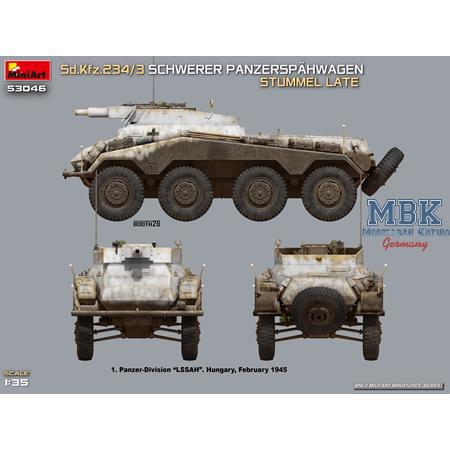 Sd.Kfz.234/3 Schwerer Panzerspähwagen Stummel La