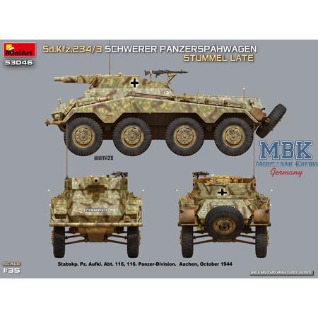 Sd.Kfz.234/3 Schwerer Panzerspähwagen Stummel La