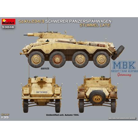 Sd.Kfz.234/3 Schwerer Panzerspähwagen Stummel La