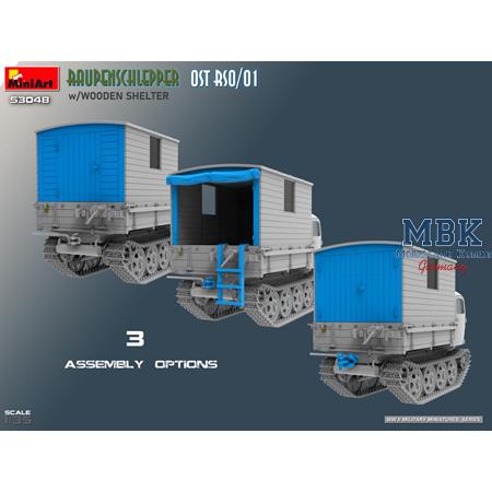 Raupenschlepper Ost RSO/01 w/wooden shelter