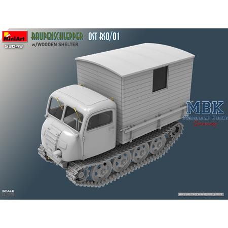 Raupenschlepper Ost RSO/01 w/wooden shelter