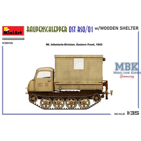 Raupenschlepper Ost RSO/01 w/wooden shelter