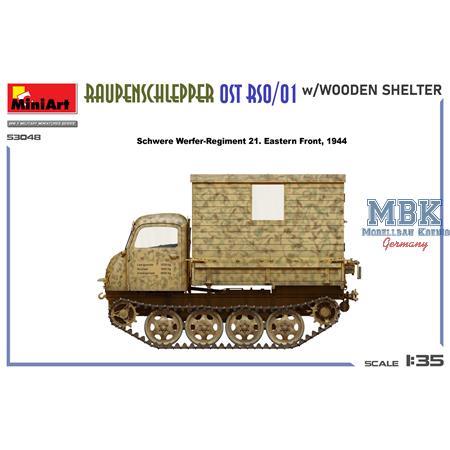 Raupenschlepper Ost RSO/01 w/wooden shelter