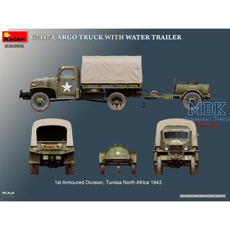 G7117 Cargo Truck with Water Trailer