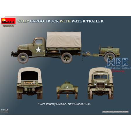 G7117 Cargo Truck with Water Trailer