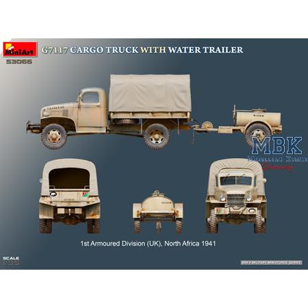 G7117 Cargo Truck with Water Trailer