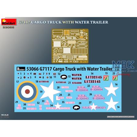 G7117 Cargo Truck with Water Trailer