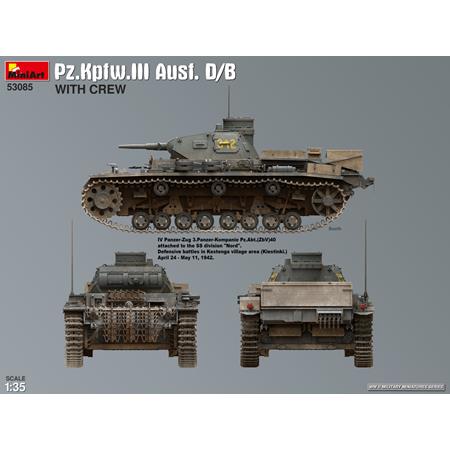 Pz.Kpfw. III Ausf. D/B with Crew