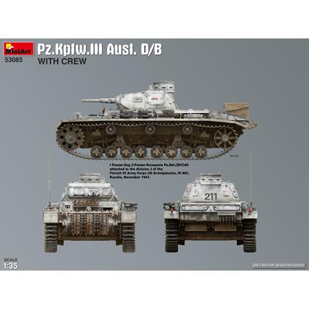 Pz.Kpfw. III Ausf. D/B with Crew